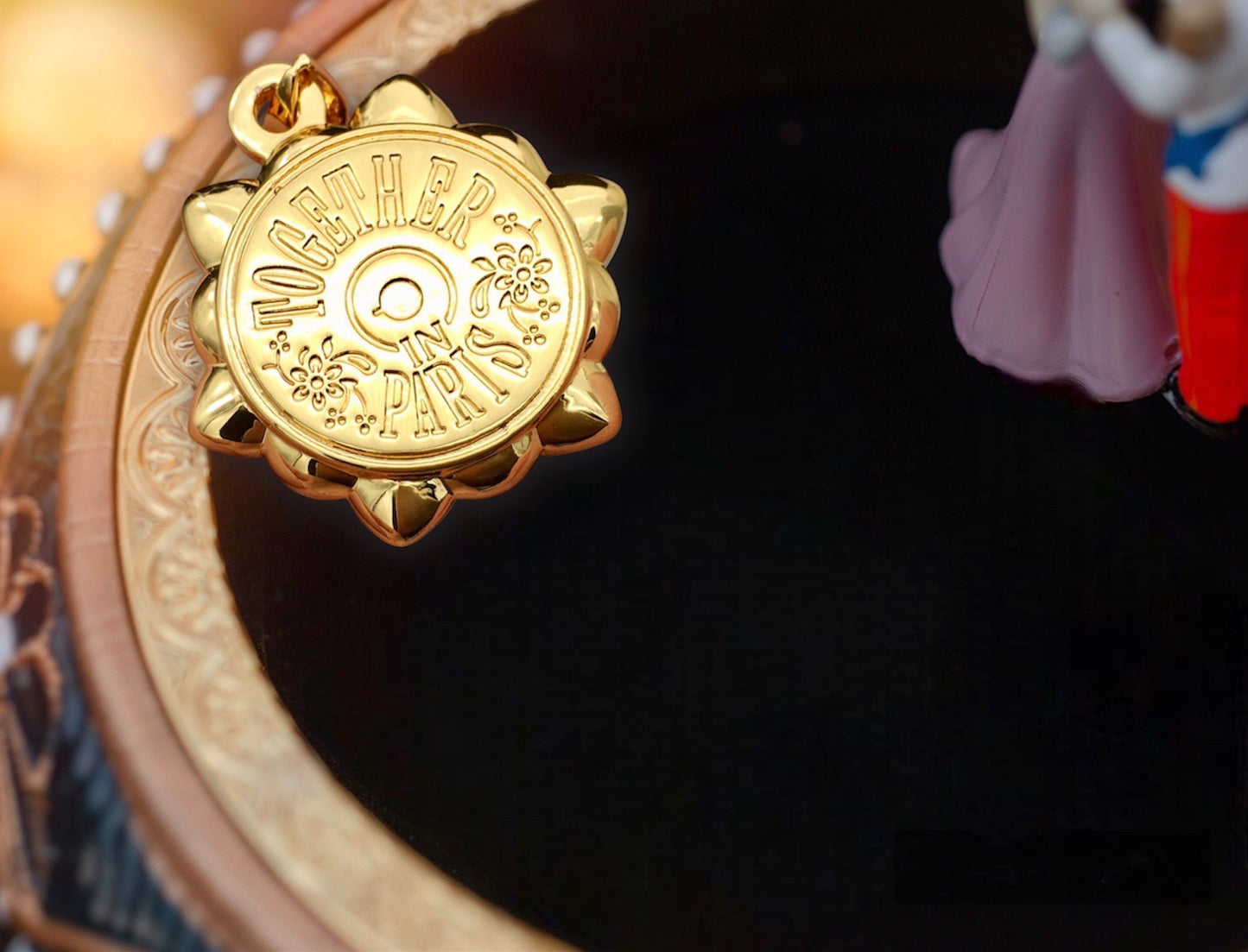 Collana Anastasia "Together in Paris" - Insieme a Parigi - Cristalli Blu Indicolite
