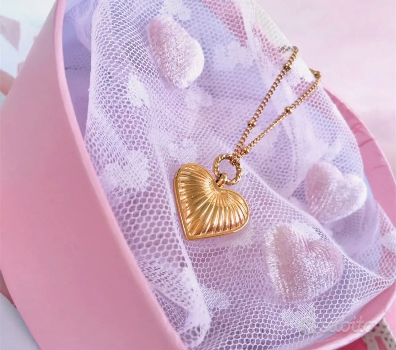 Collana Cuore Margot "What was I made for?" - Radiant Heart Necklace