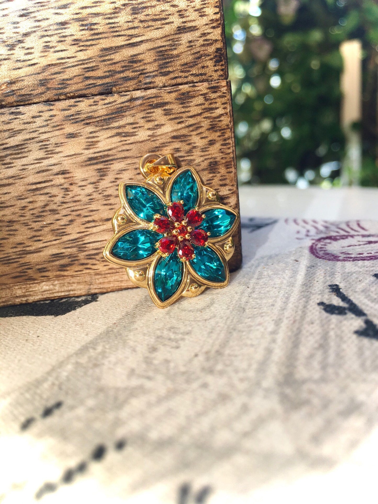 Collana Anastasia "Together in Paris" - Insieme a Parigi - Cristalli Blue Zircon