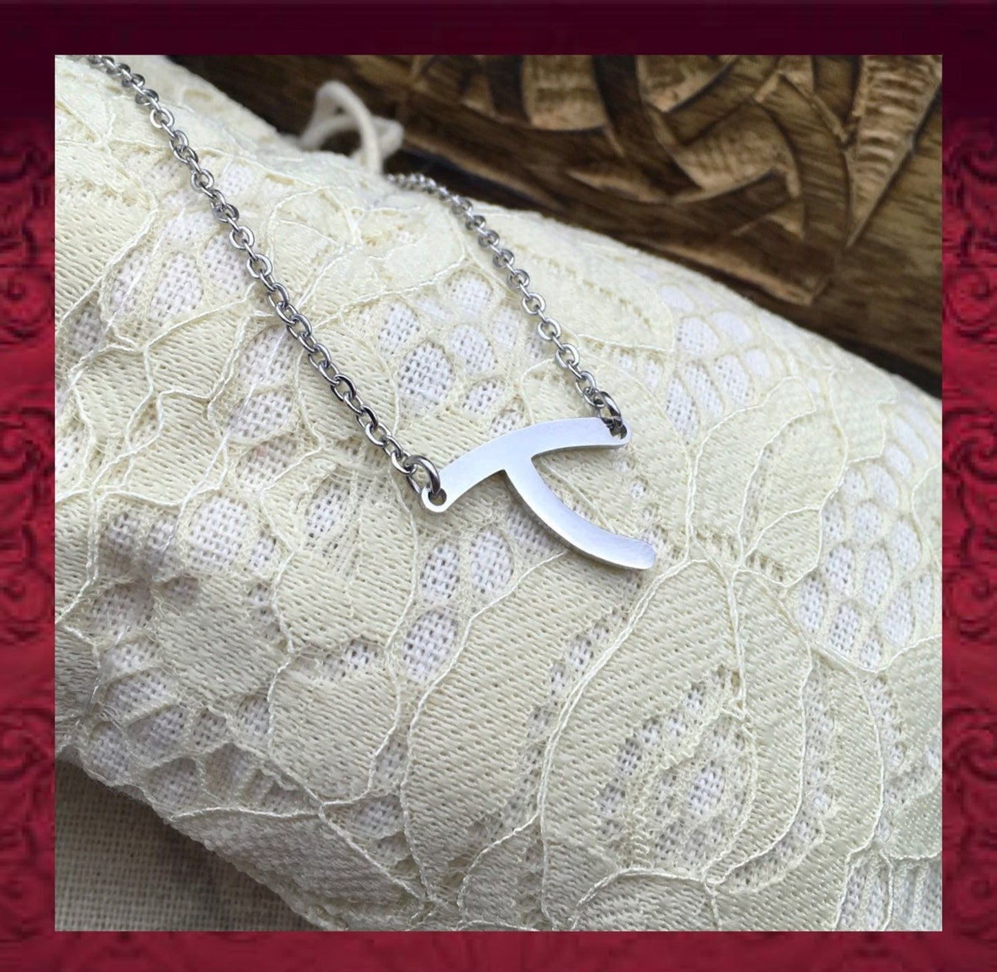 Collana Hope Mikaelson - Wishbone Osso Portafortuna