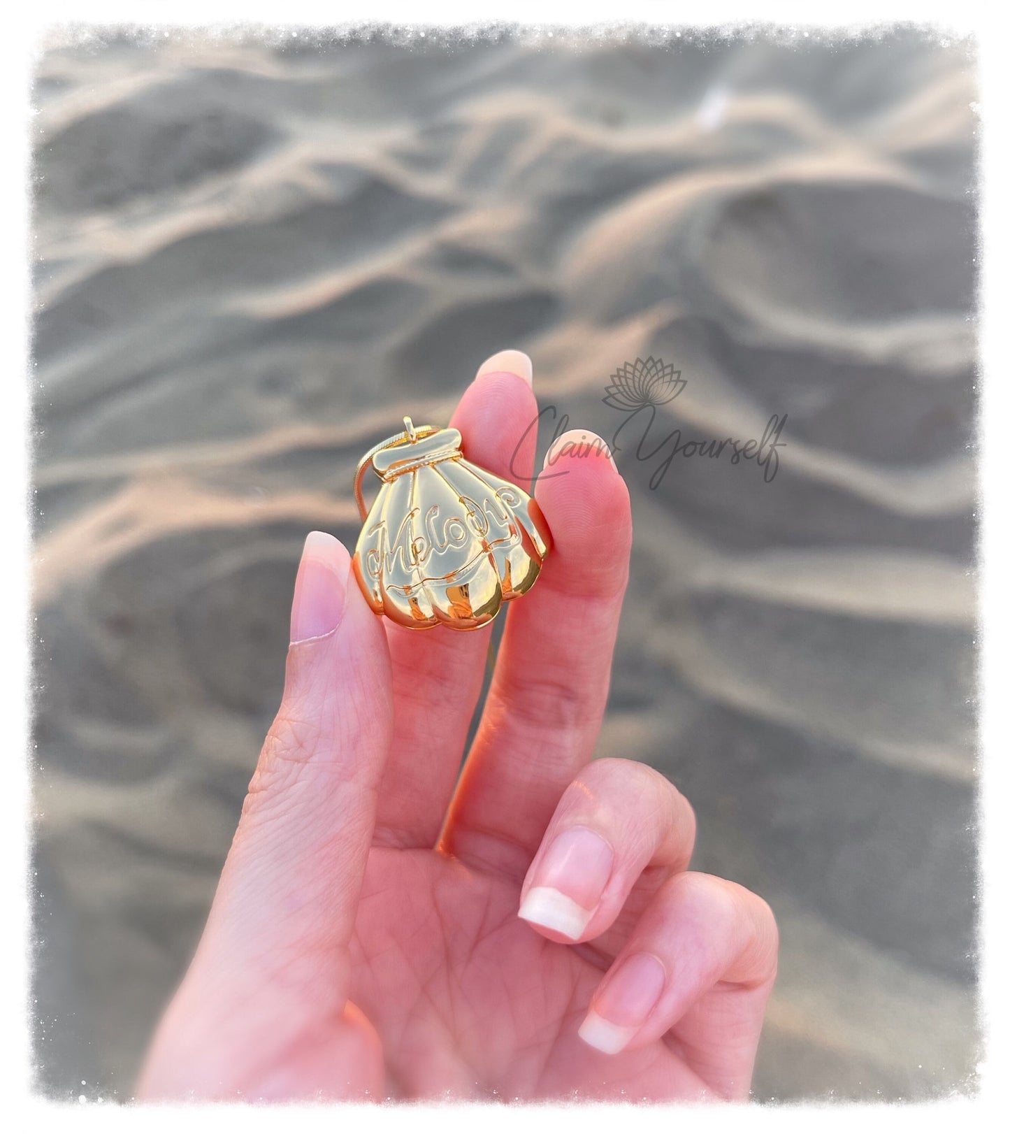 Collana Melody Ciondolo Conchiglia Sirena Locket Medaglione Apribile