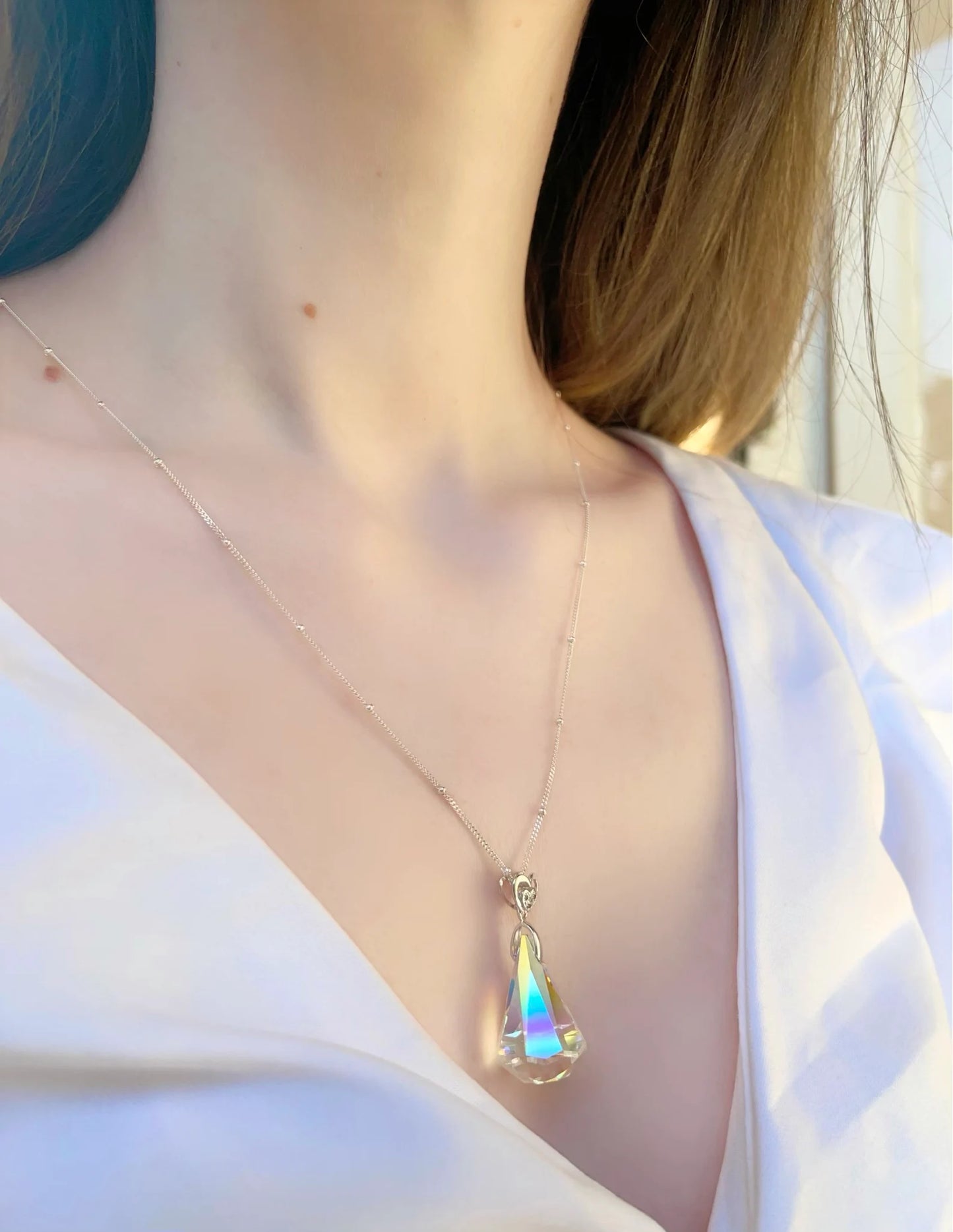 Collana Principessa Serenity realizzata in Cristallo Swarovski® - Versione Media