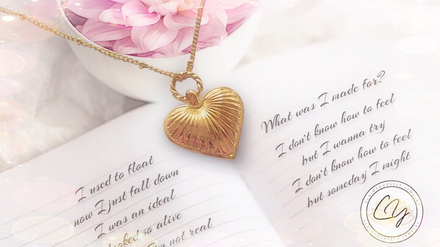 Collana Cuore Margot "What was I made for?" - Radiant Heart Necklace