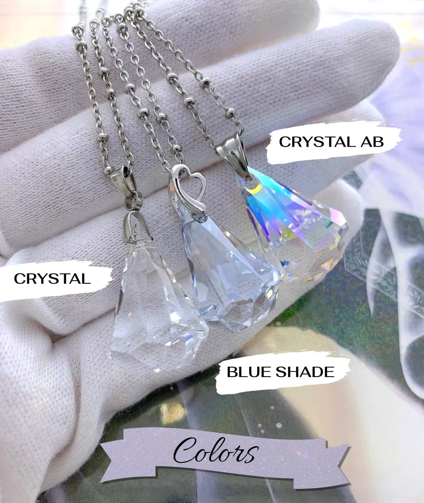Collana Principessa Serenity realizzata in Cristallo Swarovski® - Versione Media