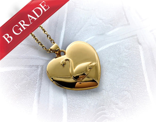 Collana Principessa Odette Ciondolo Cuore Apribile Cigno L'Incantesimo del Lago Locket Portafoto | B GRADE