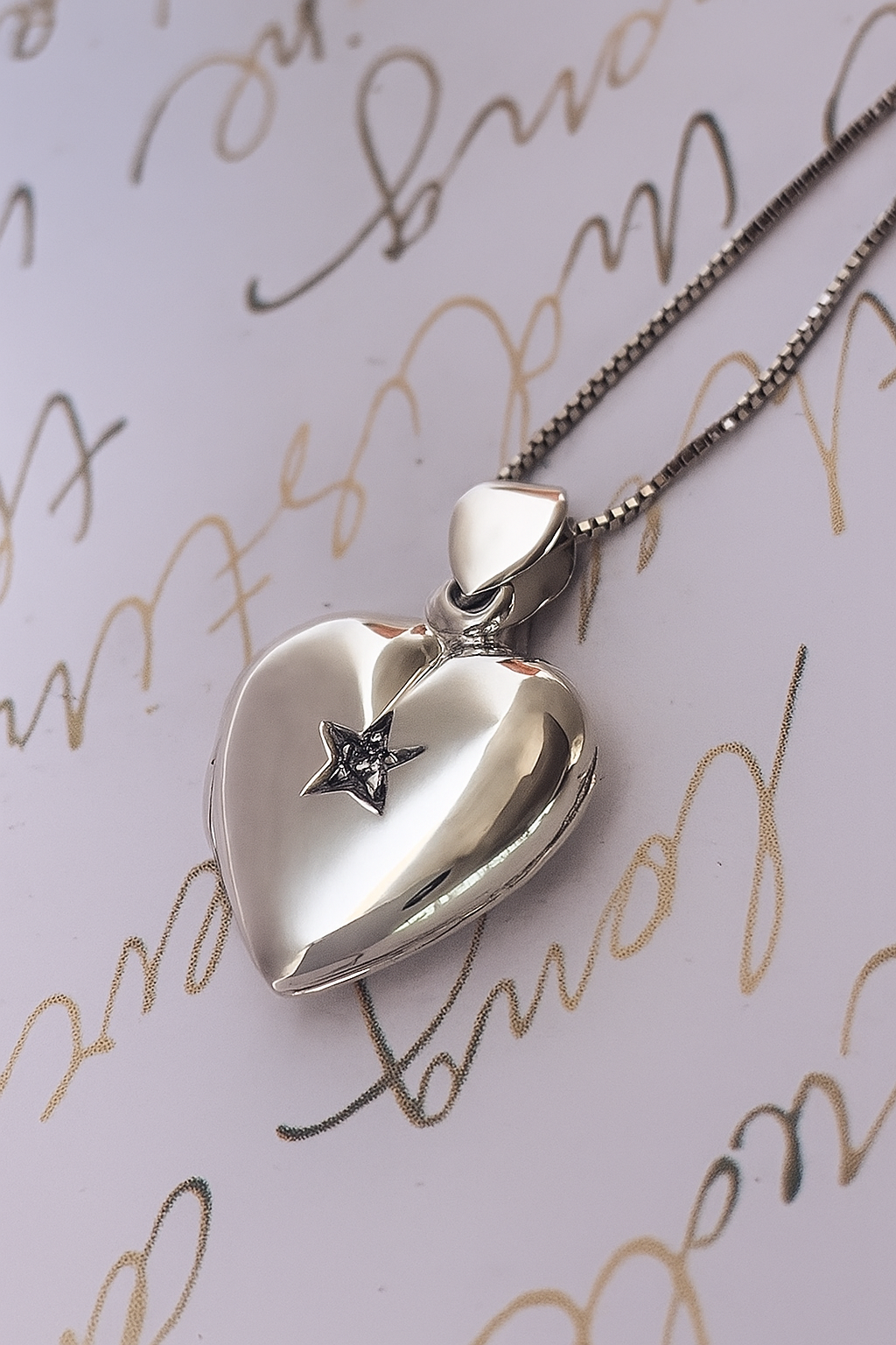 Ciondolo Cuore Portafoto Argento Sterling 925 e Cubic Zirconia - Incisione Personalizzata - Idea Regalo - Collana Amore