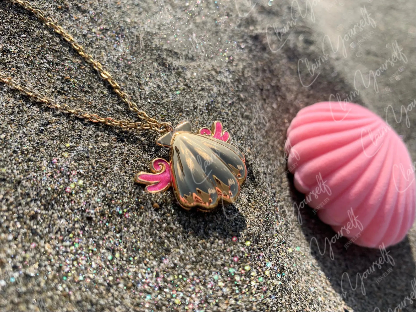 Collana con ciondolo a forma di sirena in argento, gioielli Collana con ciondolo a forma di sirena in argento, gioielli